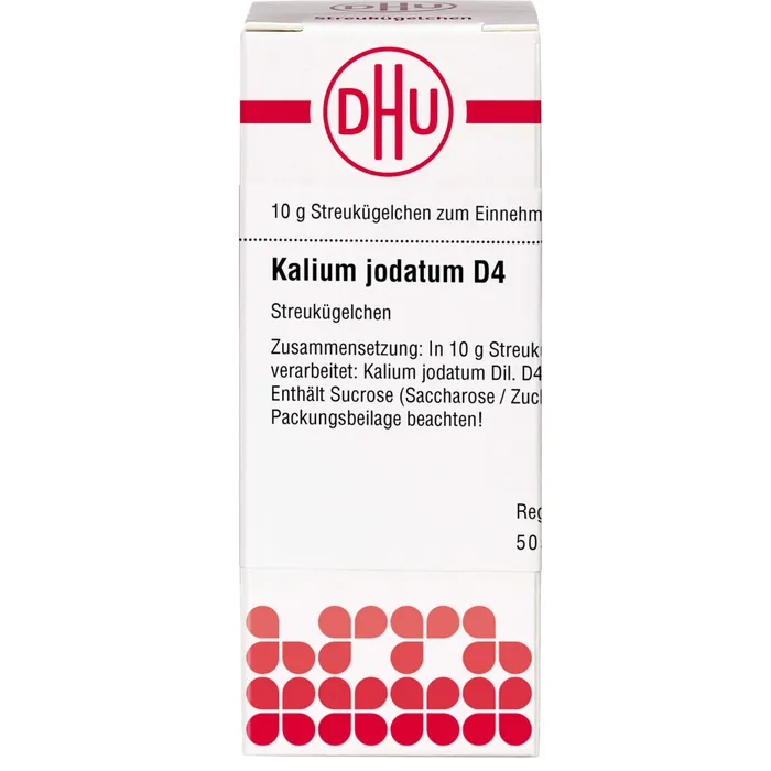 Bild von Dhu Kalium Jodatum D4 Globuli - Registriertes homöopathisches Arzneimittel