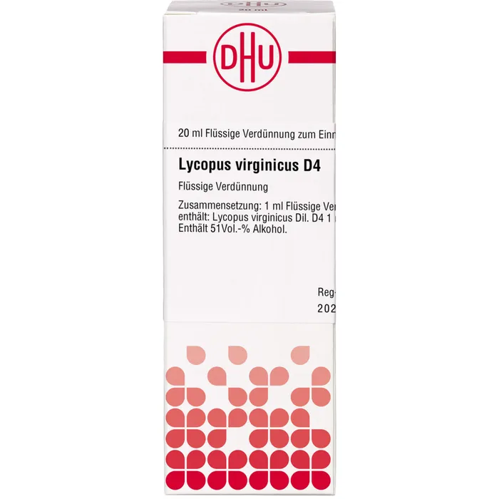 Bild von Lycopus Virginicus D4 Dilution 20 ml Dilution - Homöopathisches Arzneimittel