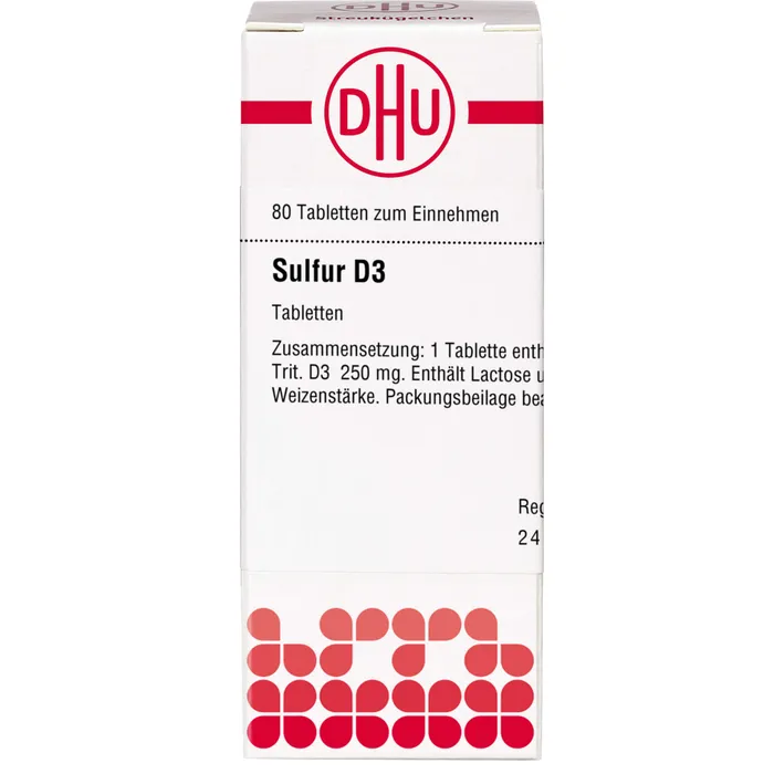 Bild von Sulfur D 3 Tabletten - Registriertes homöopathisches Arzneimittel