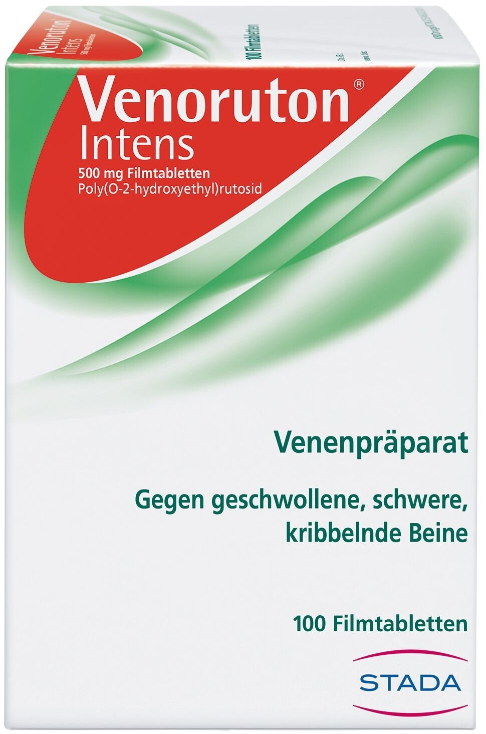 Bild von Venoruton intens – Venenpräparat gegen geschwollene, schwere, kribbelnde Beine – 1 x 50 Filmtabletten