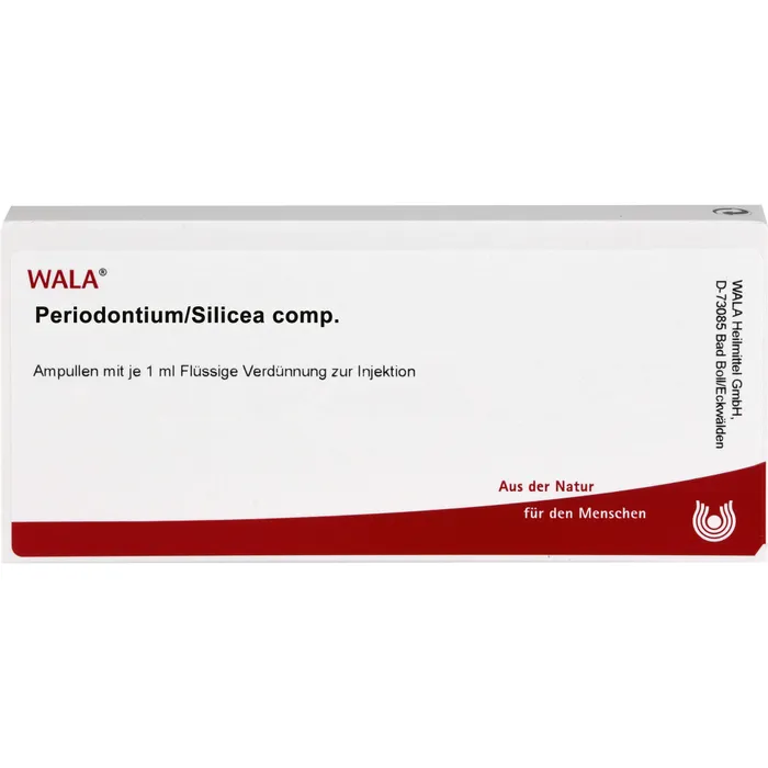 Bild von Wala Periodontium Silicea comp. 10 x 1 ml Ampullen - Registriertes homöopathisches Arzneimittel