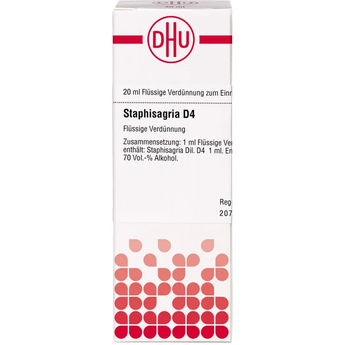 Bild von Staphisagria D4 Dhu 20 ml Dilution - Homöopathisches Arzneimittel