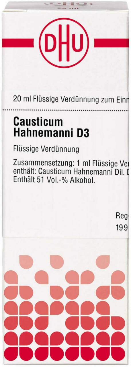 Bild von DHU Causticum hahnemanni D3 Dilution 20 ml - Homöopathisches Arzneimittel