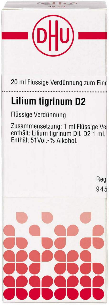 Bild von Lilium Tigrinum D 2 Dilution 20 ml - Homöopathisches Arzneimittel