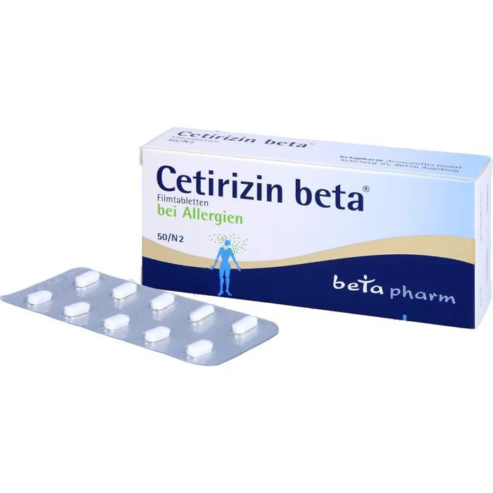 Bild von Cetirizin Beta 50 Filmtabletten - Bei Allergien