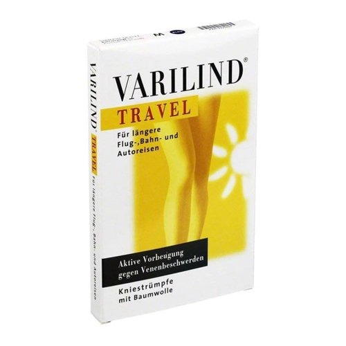 Bild von Varilind Travel 180den Ad M Bw Blau 2 Stück - Kompressionsstrumpf