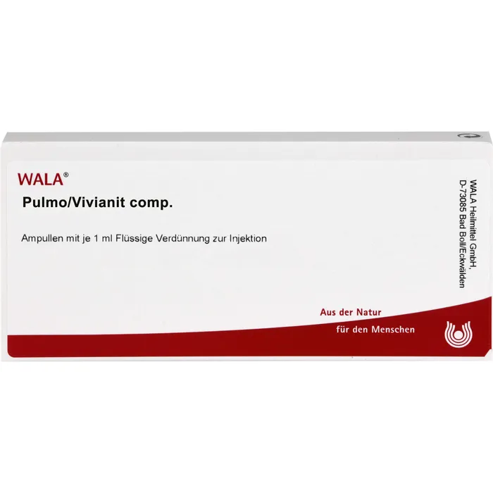 Bild von Wala Pulmo- Vivianit comp. 10 x 1 ml Ampullen - Homöopathisches Arzneimittel