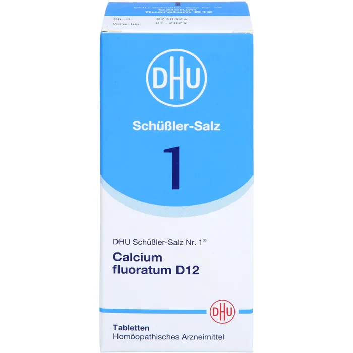 Bild von DHU Schüßler-Salz Nr. 1 Calcium fluoratum D12 200 Tabletten - Schüßler Salze