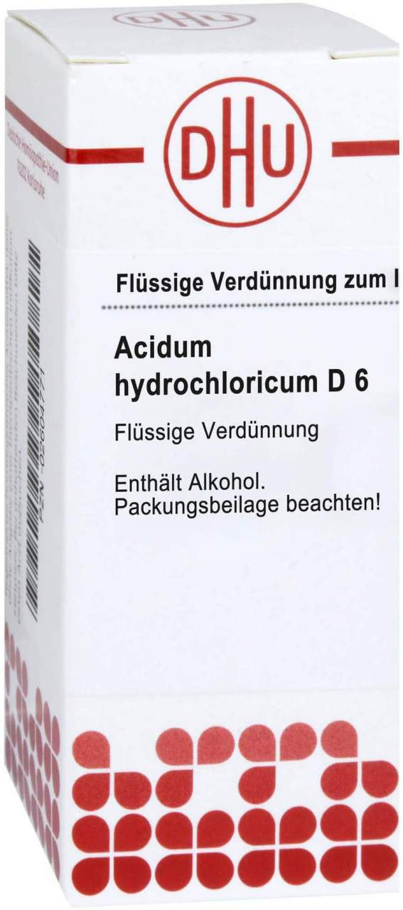 Bild von Acidum Hydrochloricum D 6 20 ml Dilution - Homöopathisches Arzneimittel