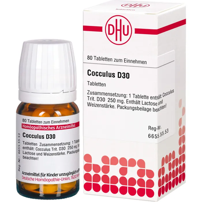 Bild von Cocculus D30 80 Tabletten - Homöopathisches Arzneimittel