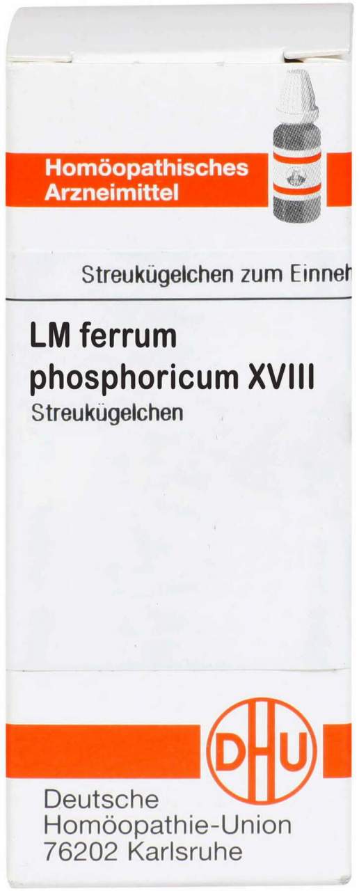 Bild von FERRUM PHOSPHORICUM LM XVIII Globuli - Registriertes homöopathisches Arzneimittel