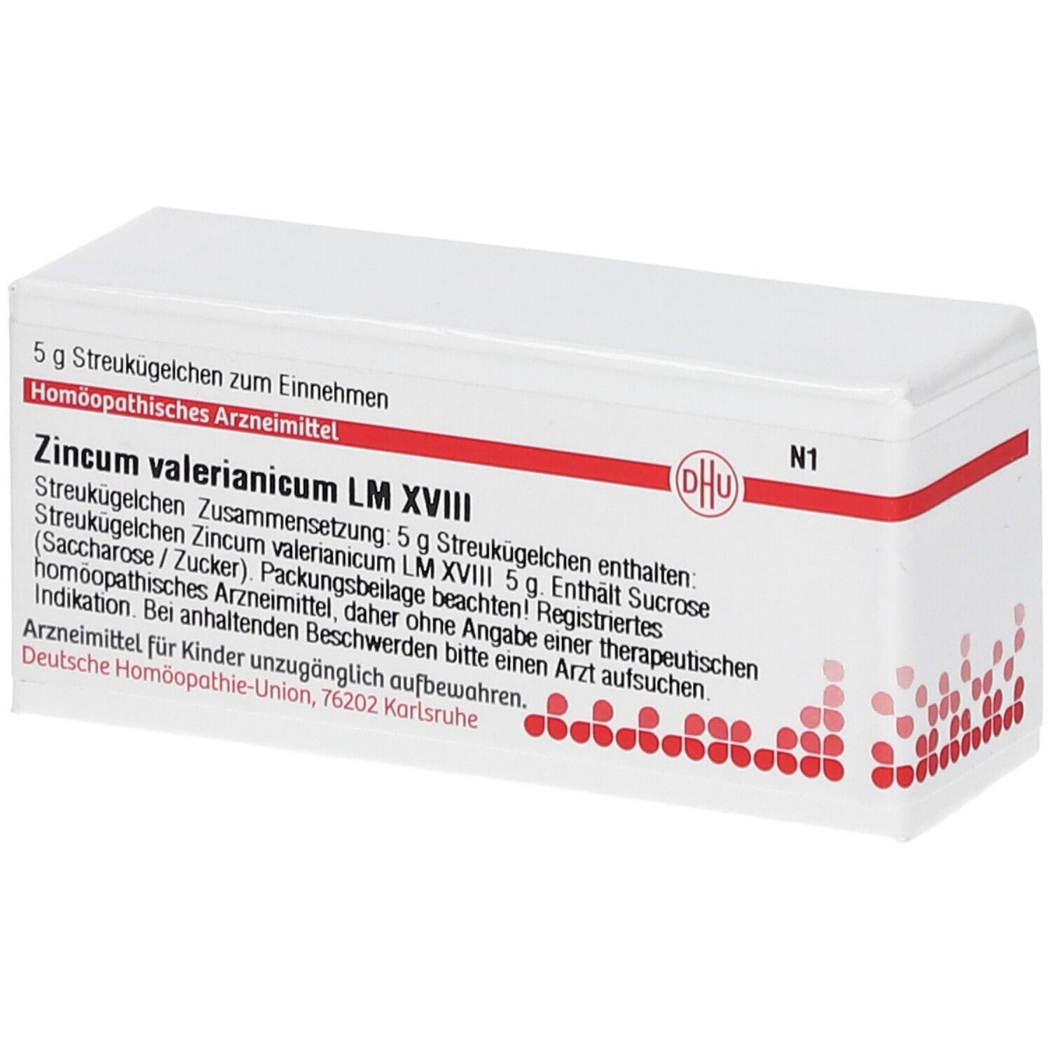 Bild von ZINCUM VALERIANICUM LM XVIII Globuli 5 g