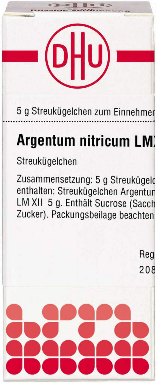 Bild von DHU Argentum nitricum Lm Xii Globuli 5 g - Registriertes homöopathisches Arzneimittel