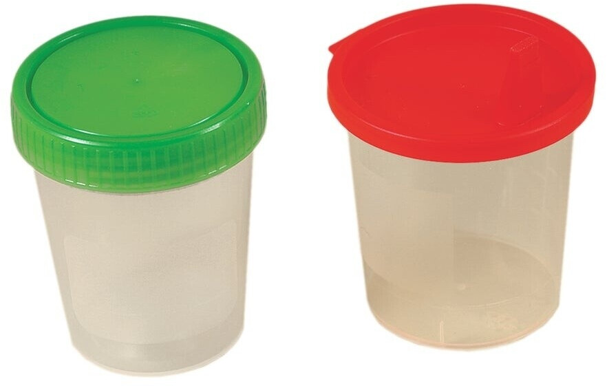 Bild von CareLiv, Praxisbedarf, Urinbecher mit Schraubdeckel, 1 St. Becher