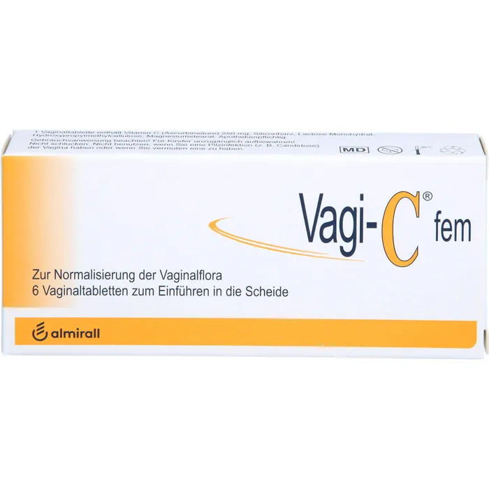 Bild von Vagi C Fem 6 Vaginaltabletten - Zur Normalisierung der Vaginalflora.