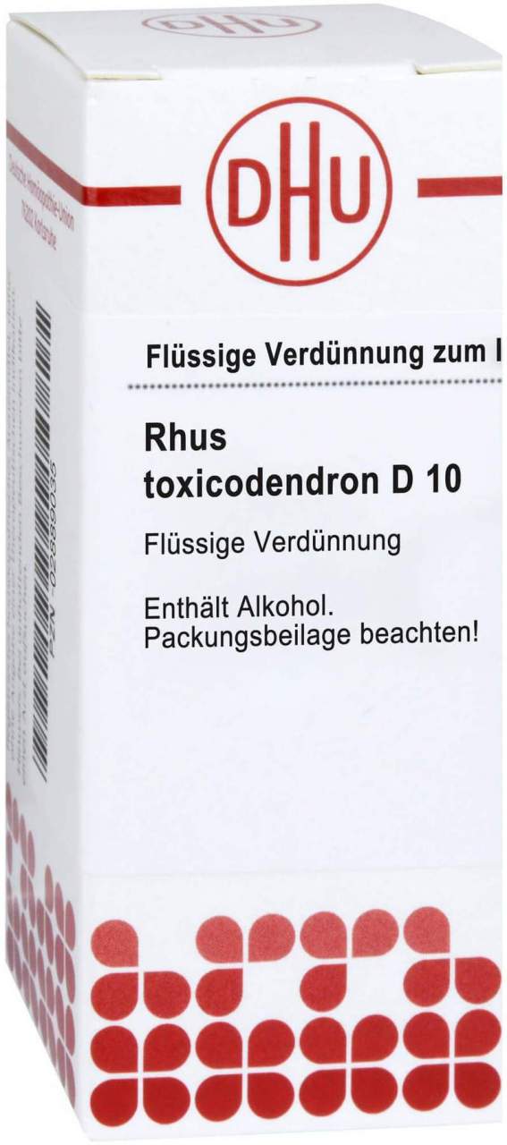 Bild von Rhus Toxicodendron D 10 Dilution - Registriertes homöopathisches Arzneimittel