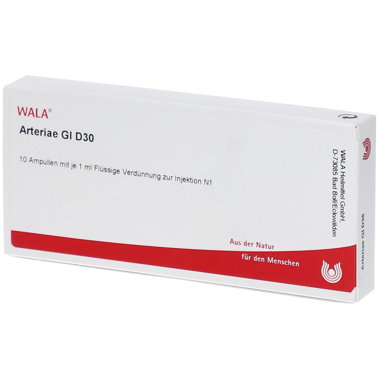 Bild von Wala Arteriae GL D30 10 x 1 ml Ampullen - Registriertes homöopathisches Arzneimittel