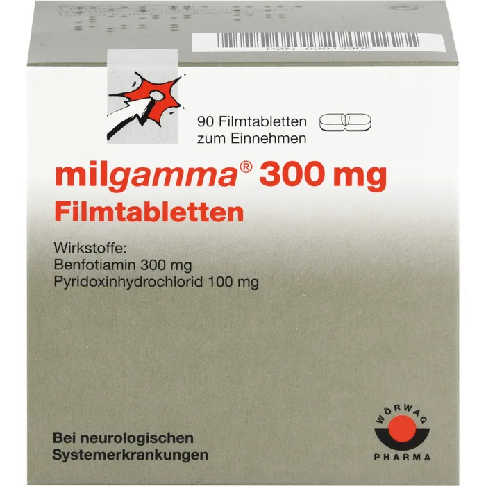 Bild von Milgamma 300 mg 90 Filmtabletten - Bei Vitamin B Mangel