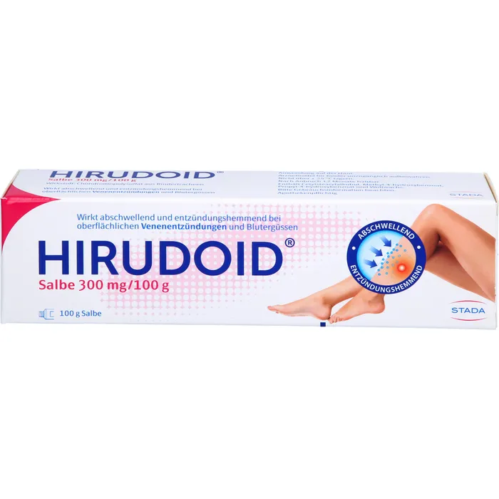 Bild von Hirudoid Salbe 300 mg 100 g Salbe - Bei Venenentzündungen und Blutergüssen