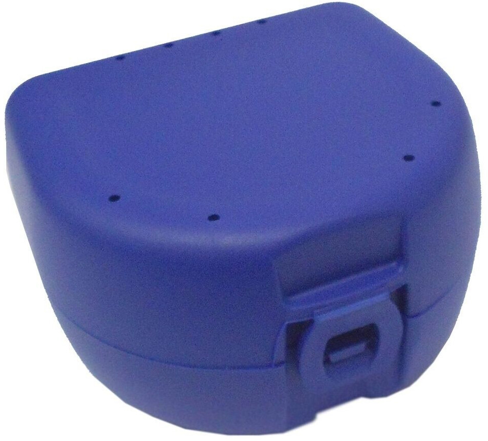Bild von Megadent, Zahnpasta, Prothesen-/Zahnspangenbox universal dunkelblau, 1 St
