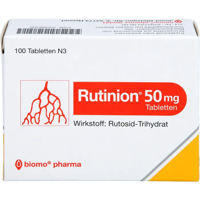 Bild von Rutinion Tabletten 100 Tabletten - Bei Beinbeschwerden und müden Beinen