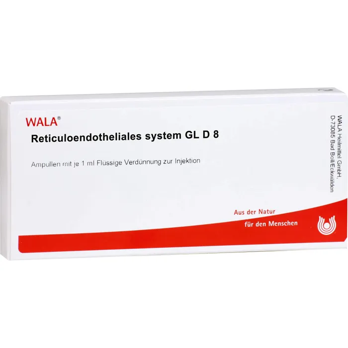 Bild von Wala Reticuloendotheliales System Gl D8 10 x 1 ml Ampullen - Registriertes homöopathisches Arzneimittel
