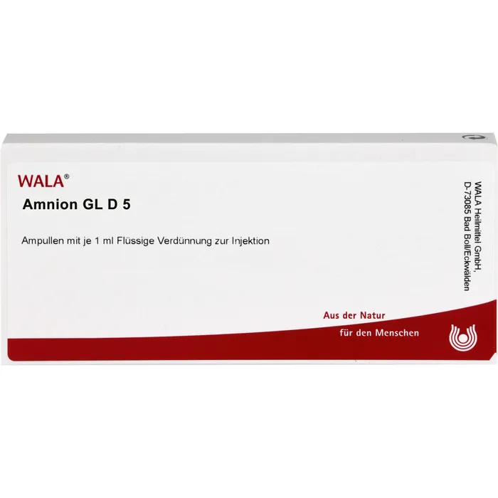 Bild von Wala Amnion Gl D5 10 x 1 ml Ampullen - Registriertes homöopathisches Arzneimittel
