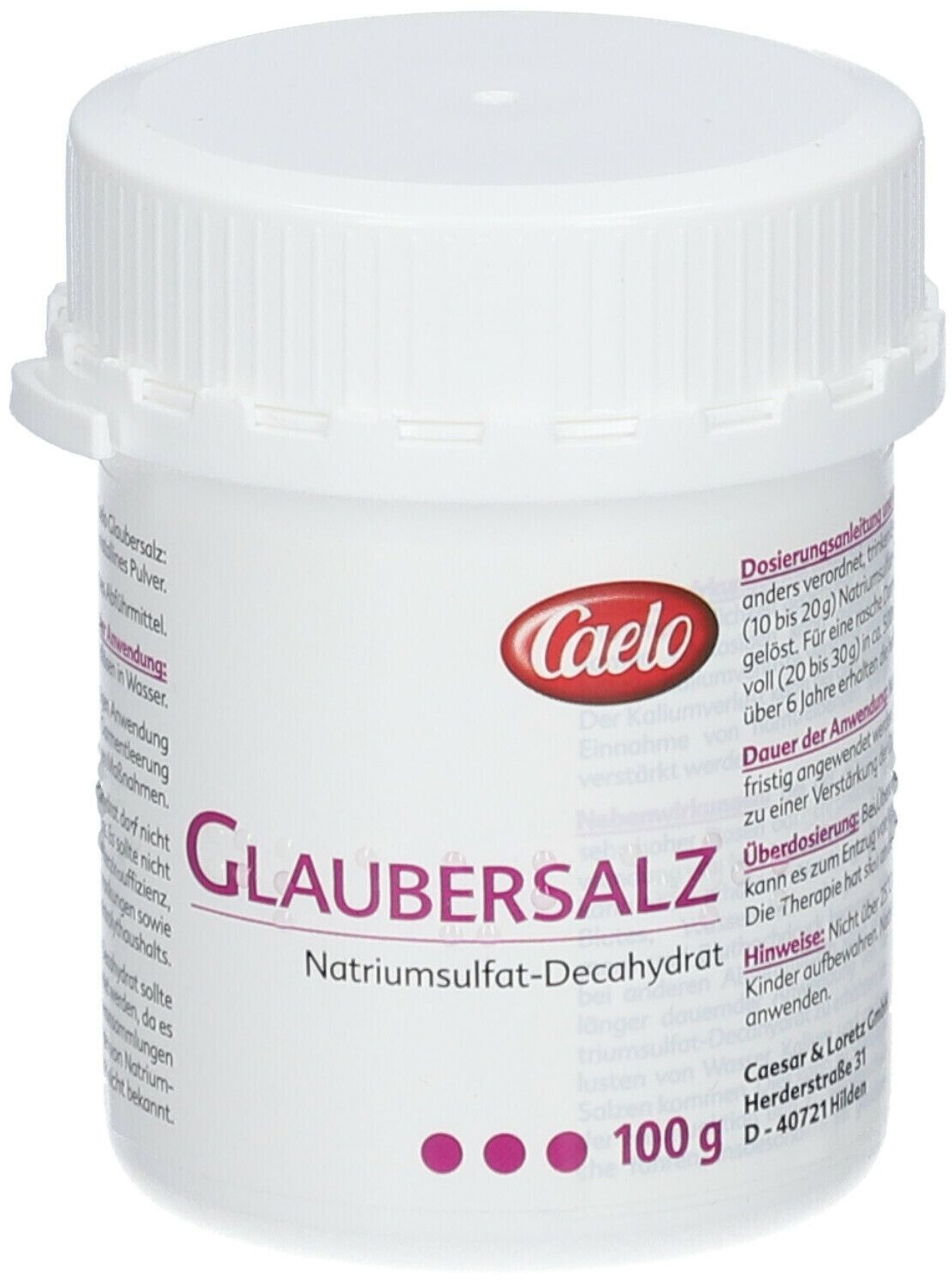 Bild von Caelo Glaubersalz (100 g)