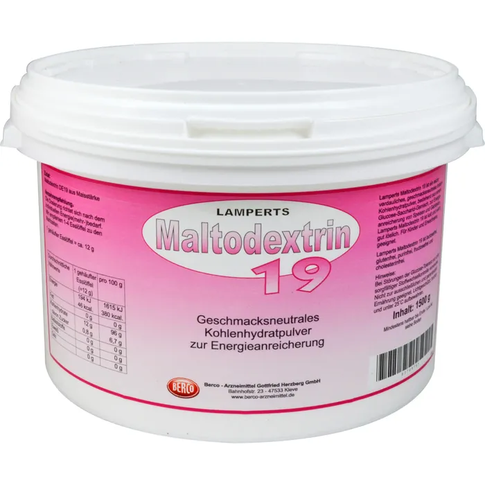 Bild von Maltodextrin 19 Lamperts Pulver 1500 G Pulver - Nahrungsergänzungsmittel