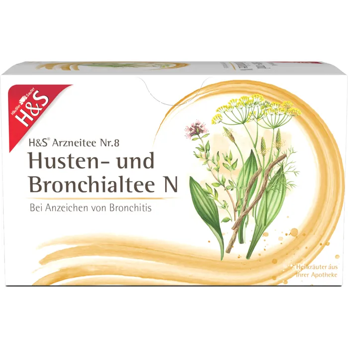 Bild von H&S Husten- und Bronchialtee N 20 Filterbeutel - Bei Husten