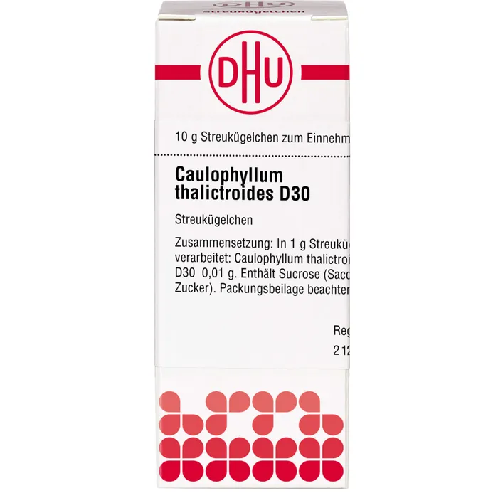 Bild von Caulophyllum Thalictroides D30 10 G Globuli - Registriertes homöopathisches Arzneimittel