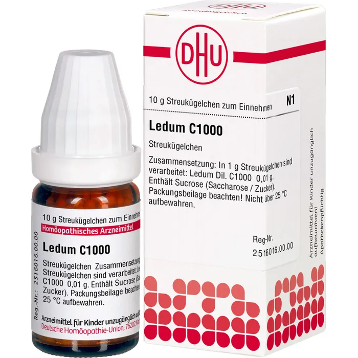 Bild von Dhu Ledum C1000 Globuli - Registriertes homöopathisches Arzneimittel
