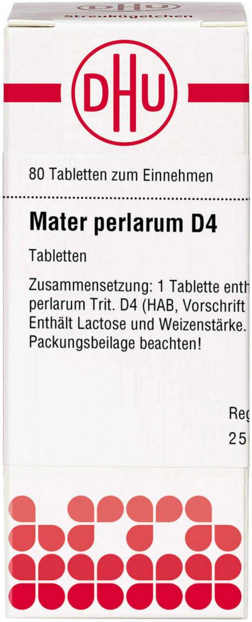 Bild von Mater Perlarum D 4 Tabletten - Homöopathisches Arzneimittel