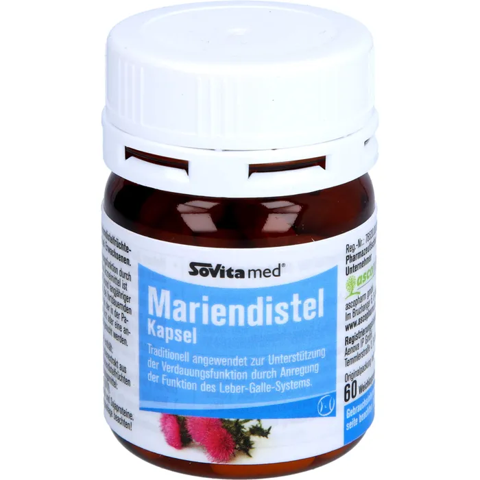 Bild von Mariendistel Leberschutz 60 Kapseln - Bei Lebererkrankung