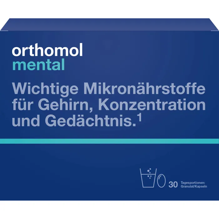 Bild von Orthomol Mental 30 Granulatbeutel - Mikronährstoffe für Gehirn Konzentration und Gedächtnis