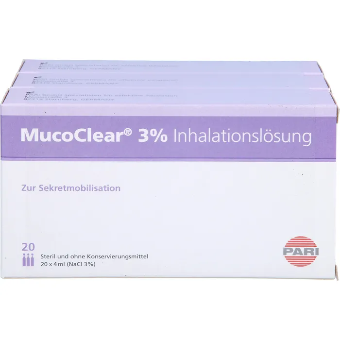 Bild von Mucoclear 3% Nacl Inhalationslösung 60 X 4 ml - Zur Inhalation