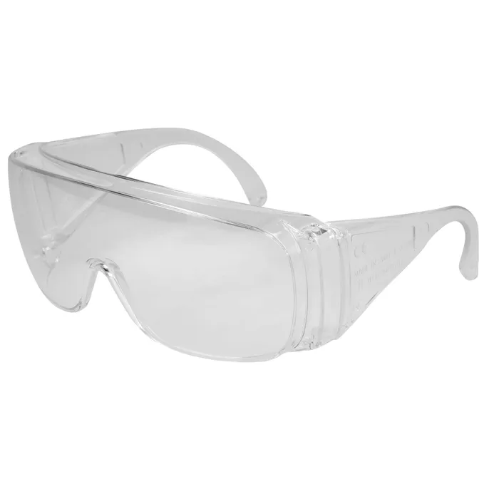 Bild von Auxynhairol, Schutzbrille + Gesichtsschutz, Schutzbrille mit Seitenschutz PVC transp., 1 St