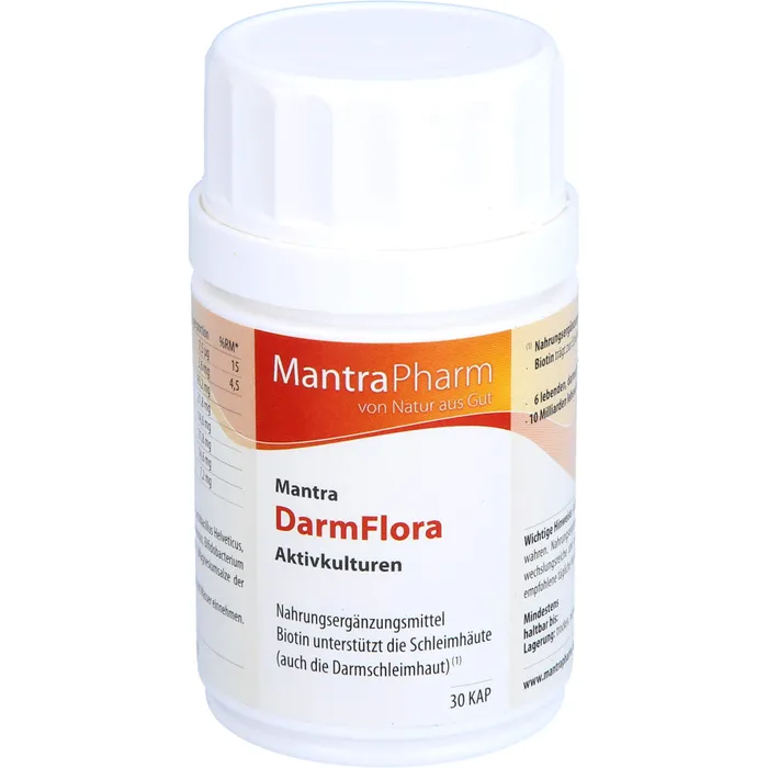 Bild von Mantra Darmflora Aktivkulturen 30 Kapseln - Zur Nahrungsergänzung