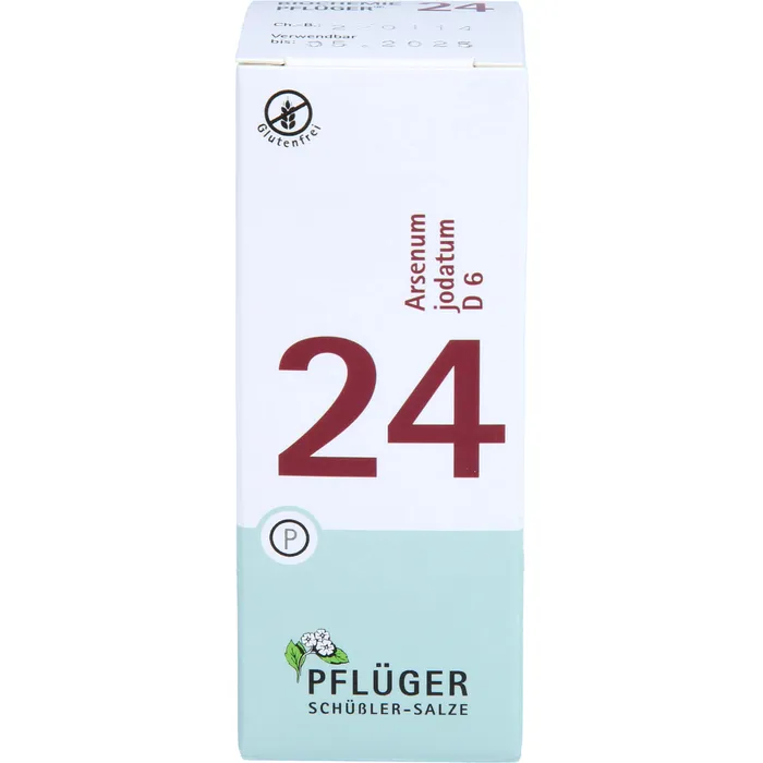 Bild von Biochemie Pflüger 24 Arsenum Jodatum D6 100 Tabletten - Schüßler Salze