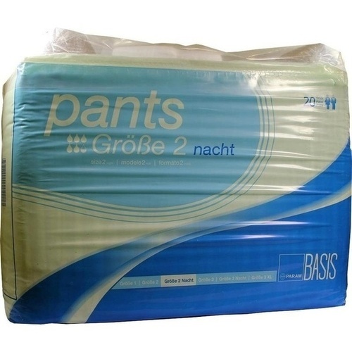 Bild von Param Pants Basis Nacht Gr.2 20 Stück - Bei Inkontinenz.