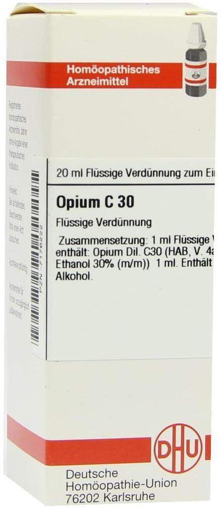 Bild von Opium C 30 Dilution - Registriertes homöopathisches Arzneimittel