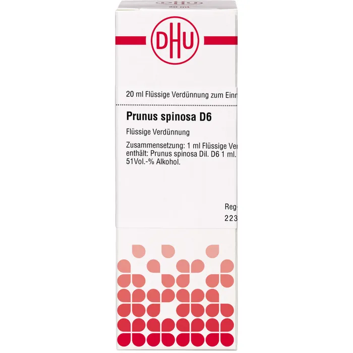 Bild von Dhu Prunus Spinosa D6 Dilution - Registriertes homöopathisches Arzneimittel