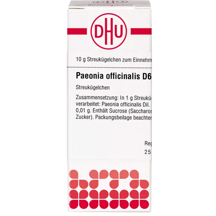 Bild von Dhu Paeonia Officinalis D6 Globuli - Registriertes homöopathisches Arzneimittel