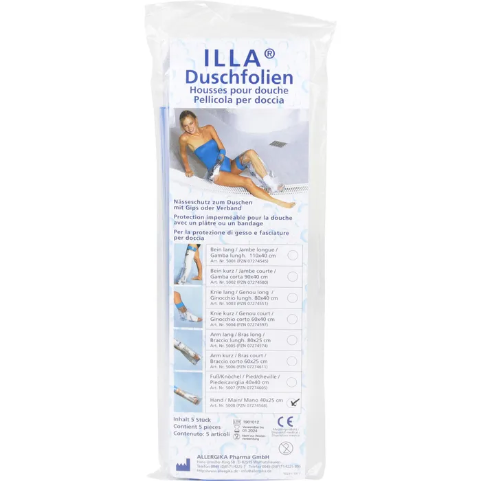 Bild von DUSCHFOLIEN Hand 40 cm 5 St.