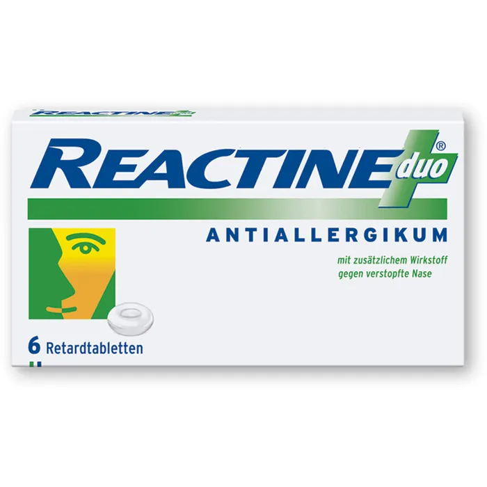 Bild von Reactine duo 6 Retardtabletten - Bei Allergie