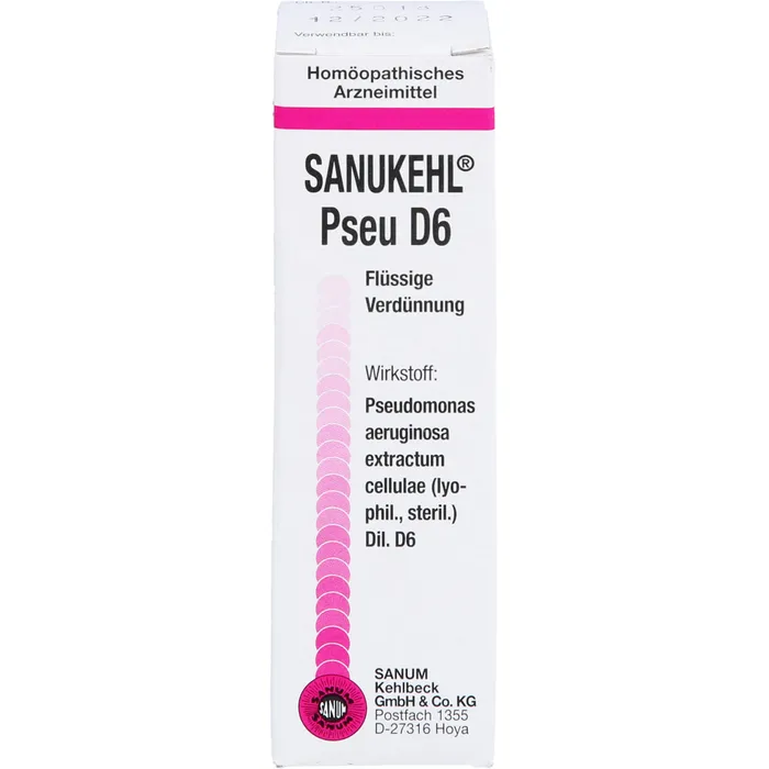 Bild von Sanukehl Pseu D6 10 ml Tropfen - Registriertes homöopathisches Arzneimittel