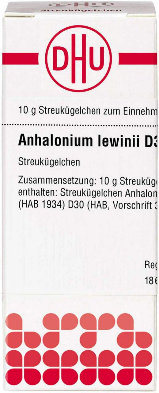Bild von DHU Anhalonium lewinii D30 Globuli 10 g - Registriertes homöopathisches Arzneimittel