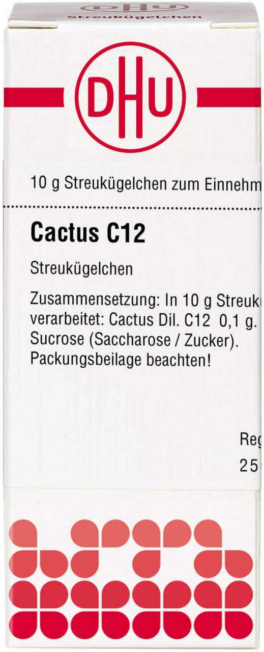 Bild von DHU Cactus C12 Globuli 10 g - Homöopathisches Arzneimittel