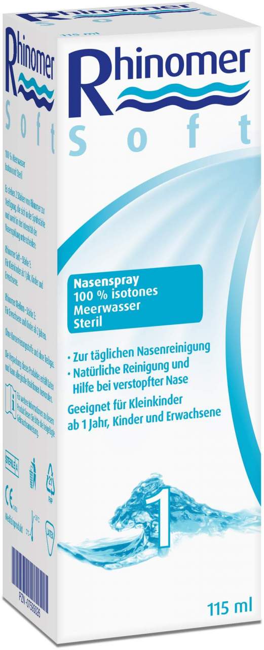Bild von Rhinomer 1 Soft Lösung 115 ml Nasenspray - Bei Schnupfen