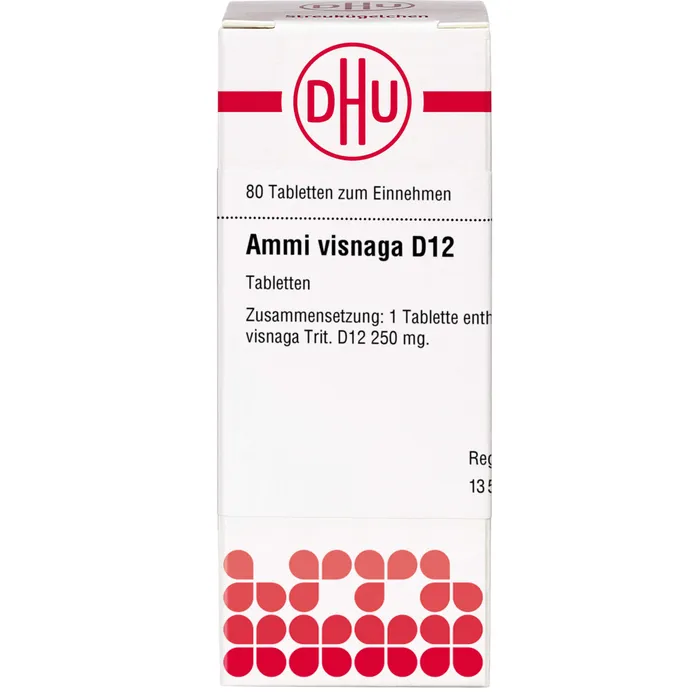 Bild von Ammi Visnaga D12 80 Tabletten - Homöopathisches Arzneimittel
